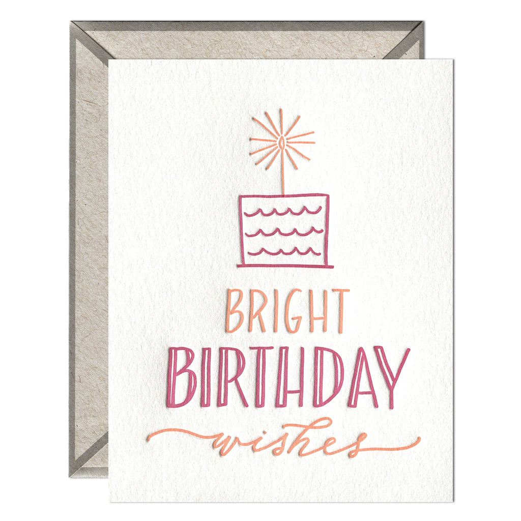 Bright Birthday Wishes - Birthday card
