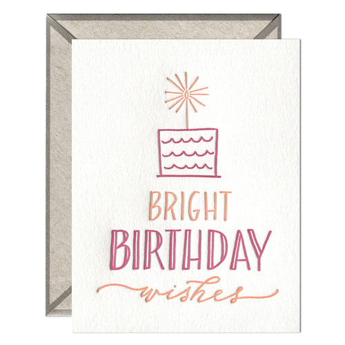 Bright Birthday Wishes - Birthday card