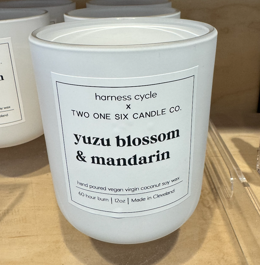 Two One Six Candle x Harness Cycle | Yuzu Blossom & Mandarin