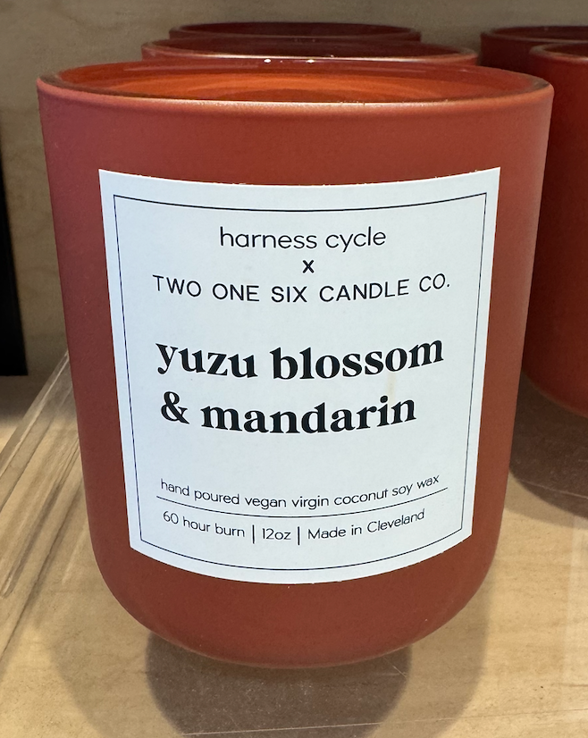 Two One Six Candle x Harness Cycle | Yuzu Blossom & Mandarin