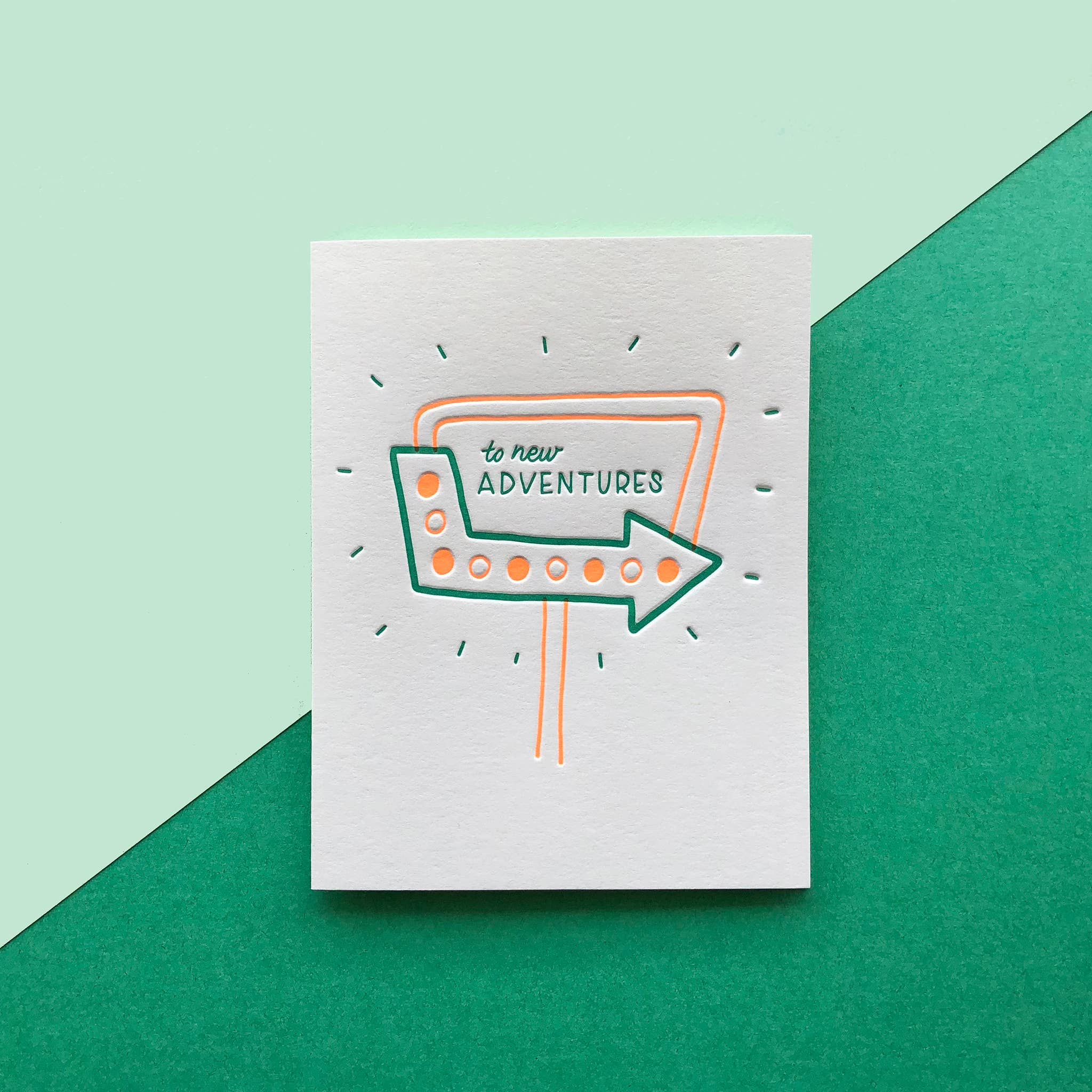 To New Adventures - Congrats + Celebrations card